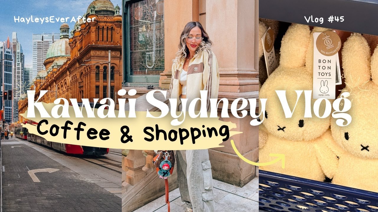 Sydney Vlog ☕ Kawaii Shopping, The Grounds & Christmas Magic in the City