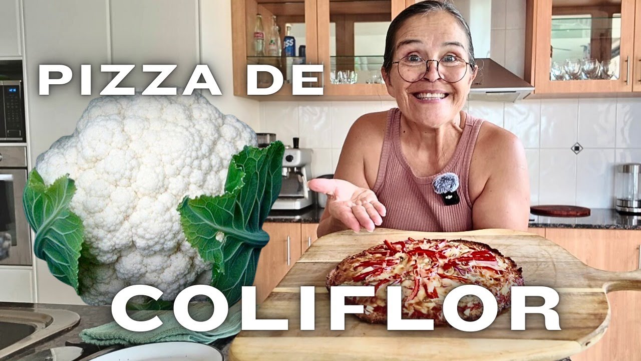 Pizza De Coliflor #asmr #viralvideo #video