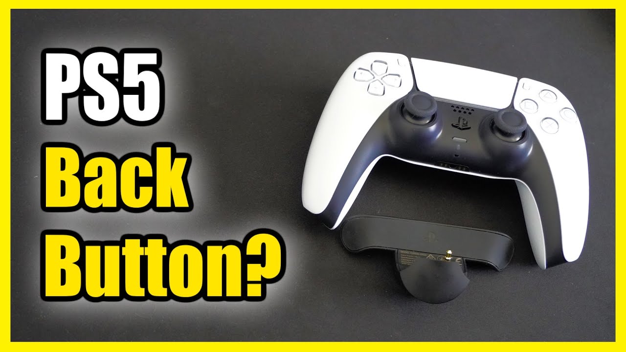 Does the Playstation Back button attachment work on the PS5 Controller? (Dualsense Back Buttons)