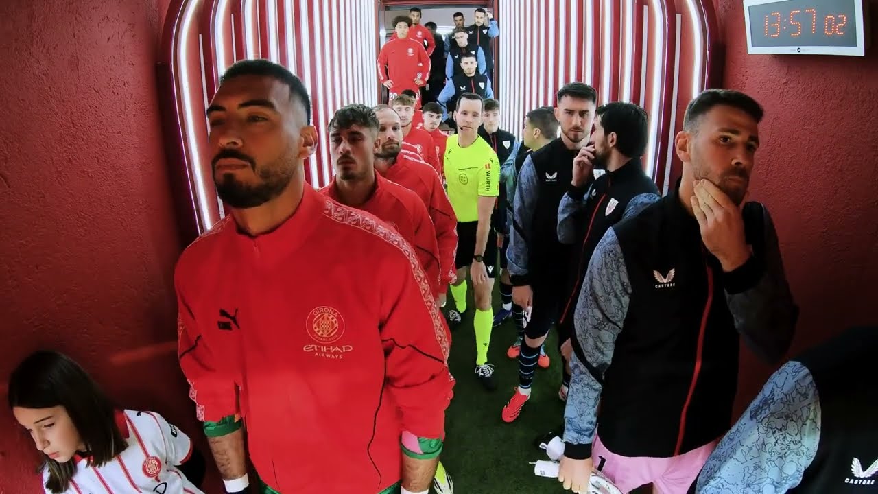 🎥 TUNNEL CAM GIRONA FC 🆚 ATHLETIC CLUB | GIRONA FC