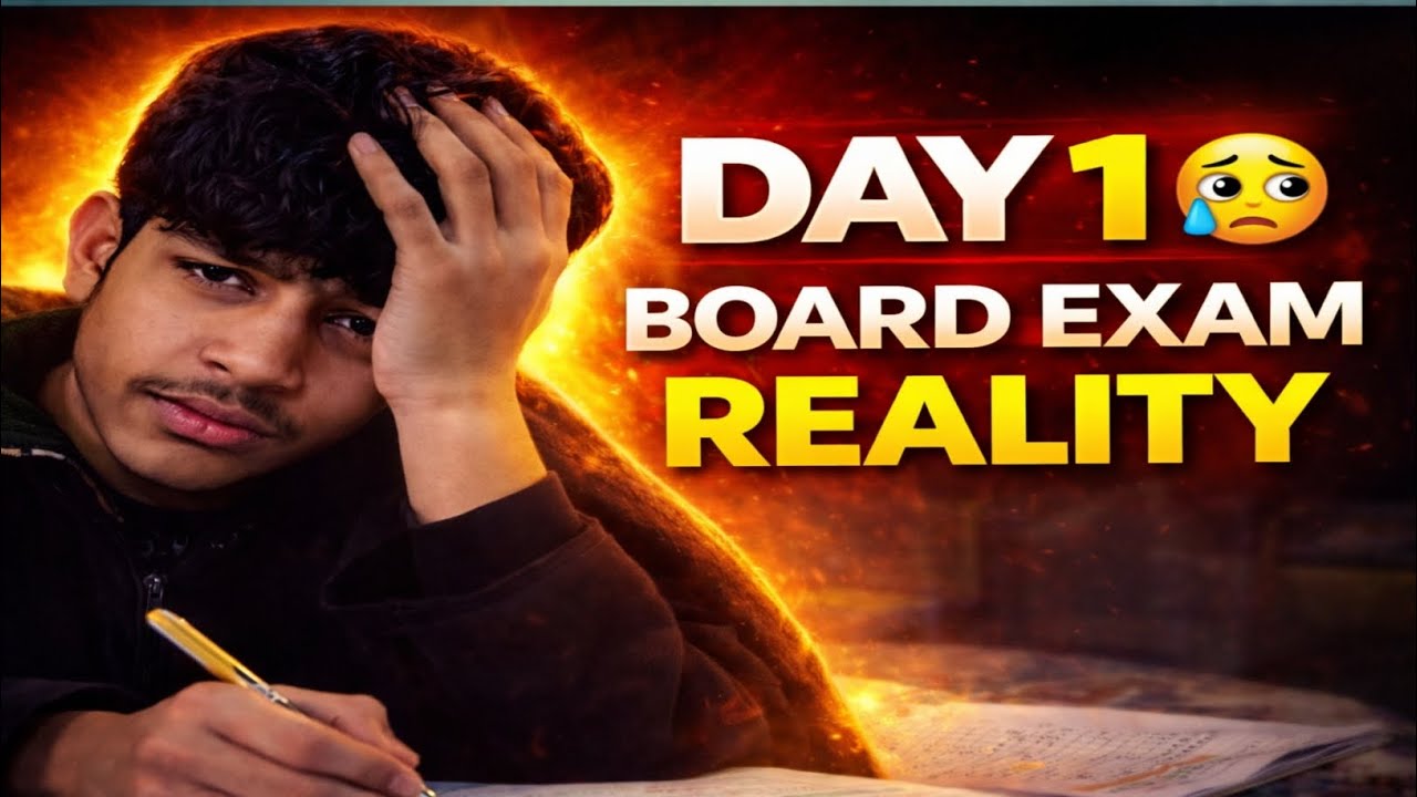 Day 1 Study Vlog 📚 | Class 10 Board Exam Reality 😰 | Study Motivation 2026