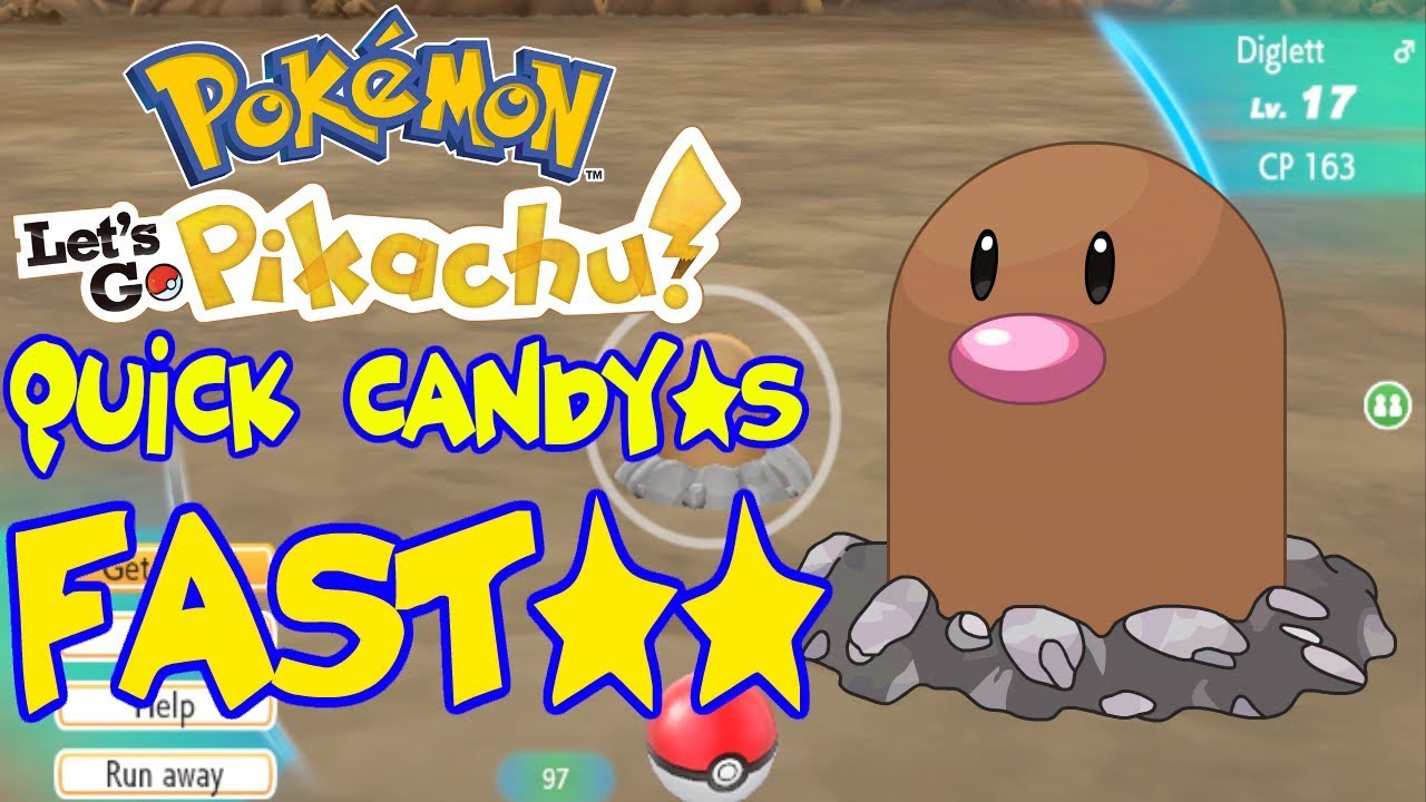 Pokemon Lets Go how to get quick candy's fast!!!