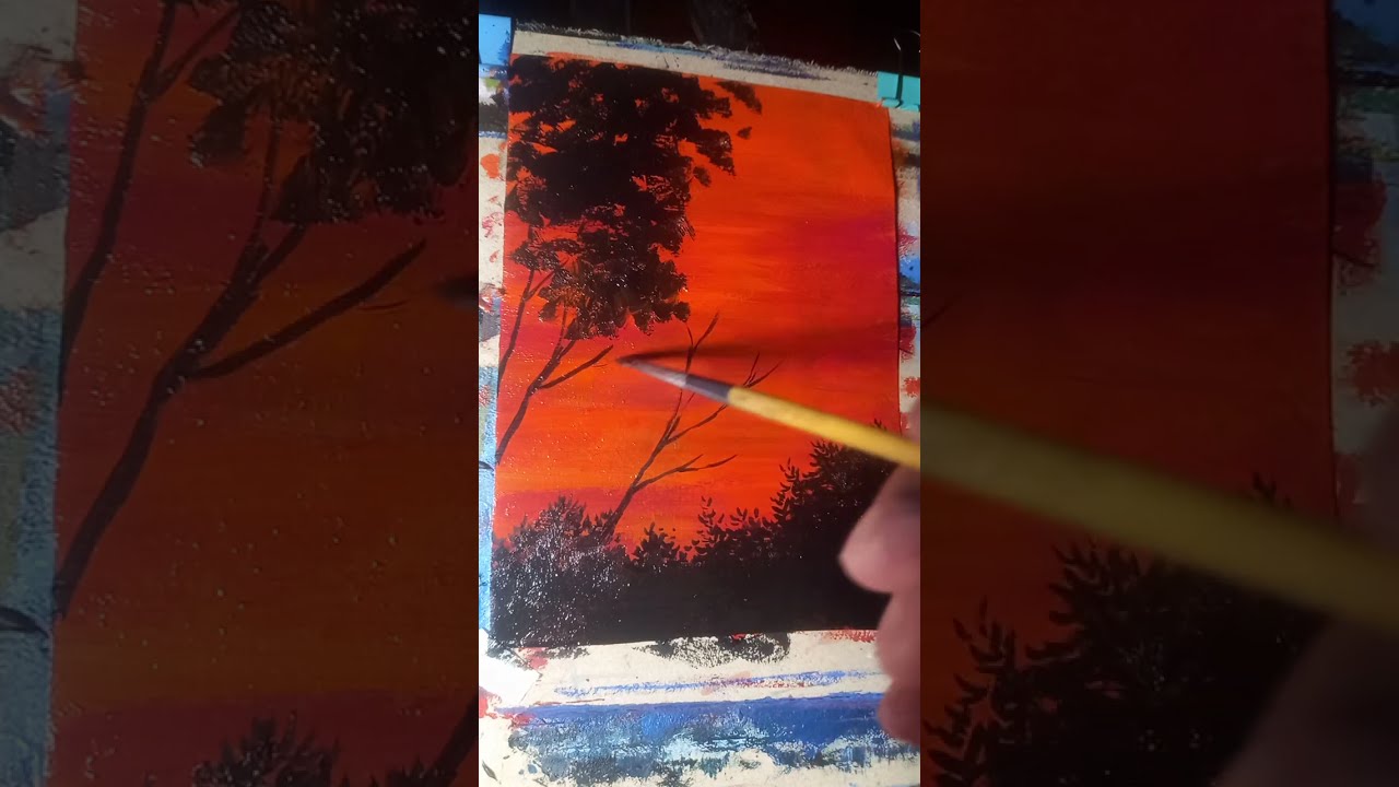 Sunset beauty / Acrylic Painting 