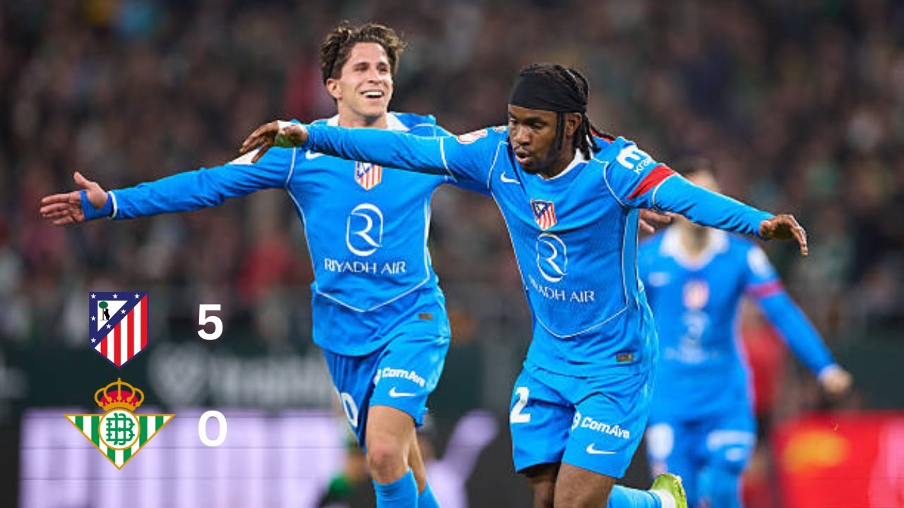 Dream Atletico Debut for Ademola Lookman vs Real Betis | Copa Del Rey Quarter Final 2026