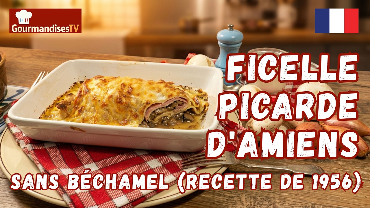 Véritable FICELLE PICARDE d'Amiens sans béchamel (Recette de 1956)  Mère Mitraille - Gourmandises TV