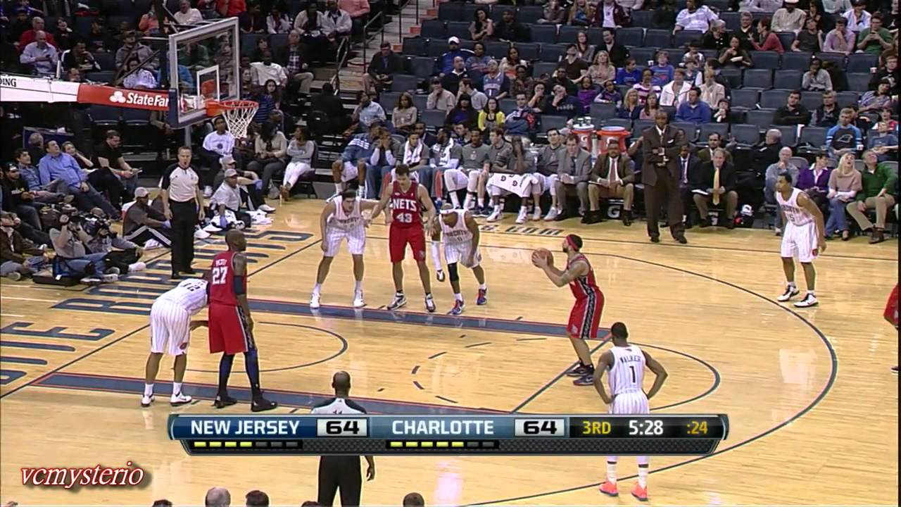 Deron Williams career-high 57pts vs Bobcats (03.04.2012)
