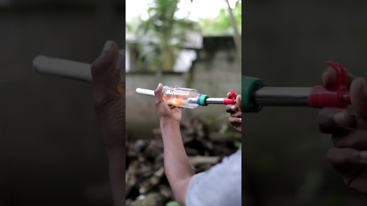 Sanitizer Gun is Powerful than u think 😱