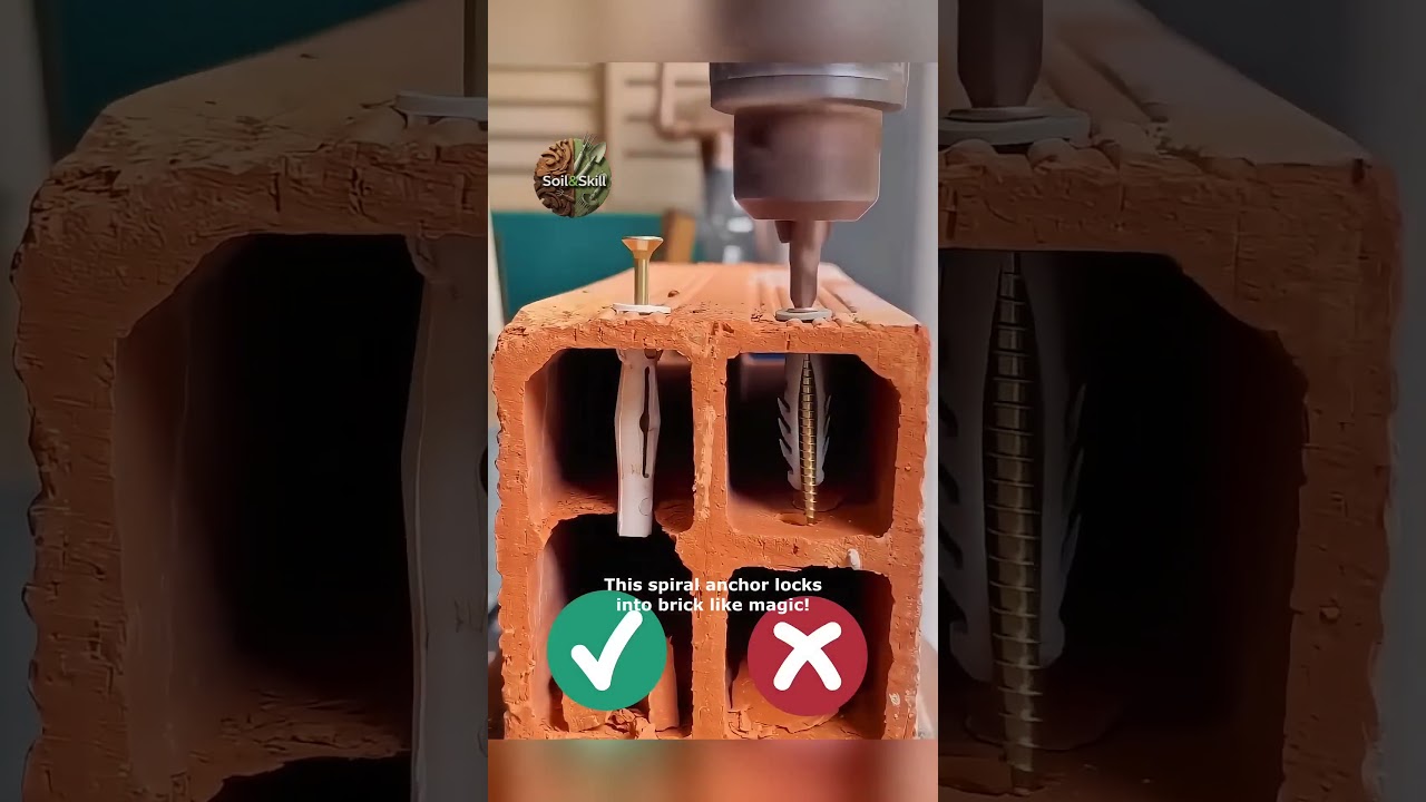The Ultimate Screw Anchor for Brick Walls!