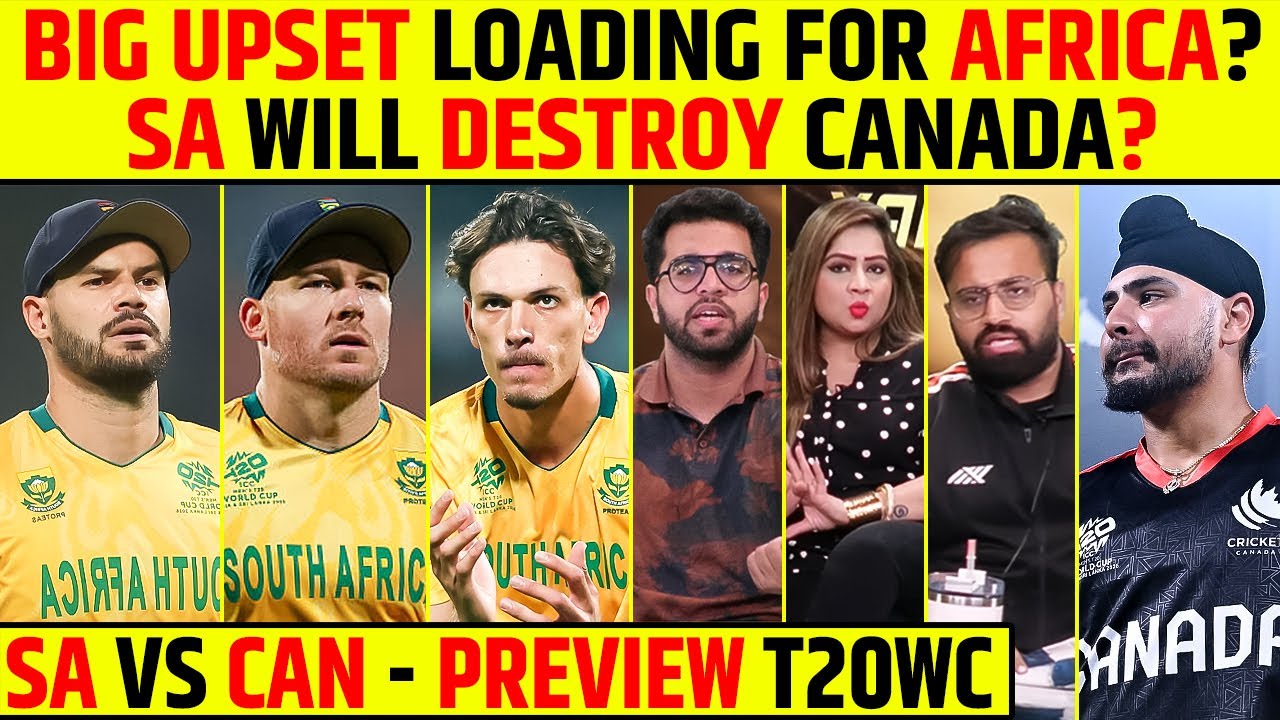 SA VS CAN - PREVIEW T20WC : BIG UPSET LOADING FOR AFRICA? SA WILL DESTROY CANADA? #t20worldcup2026