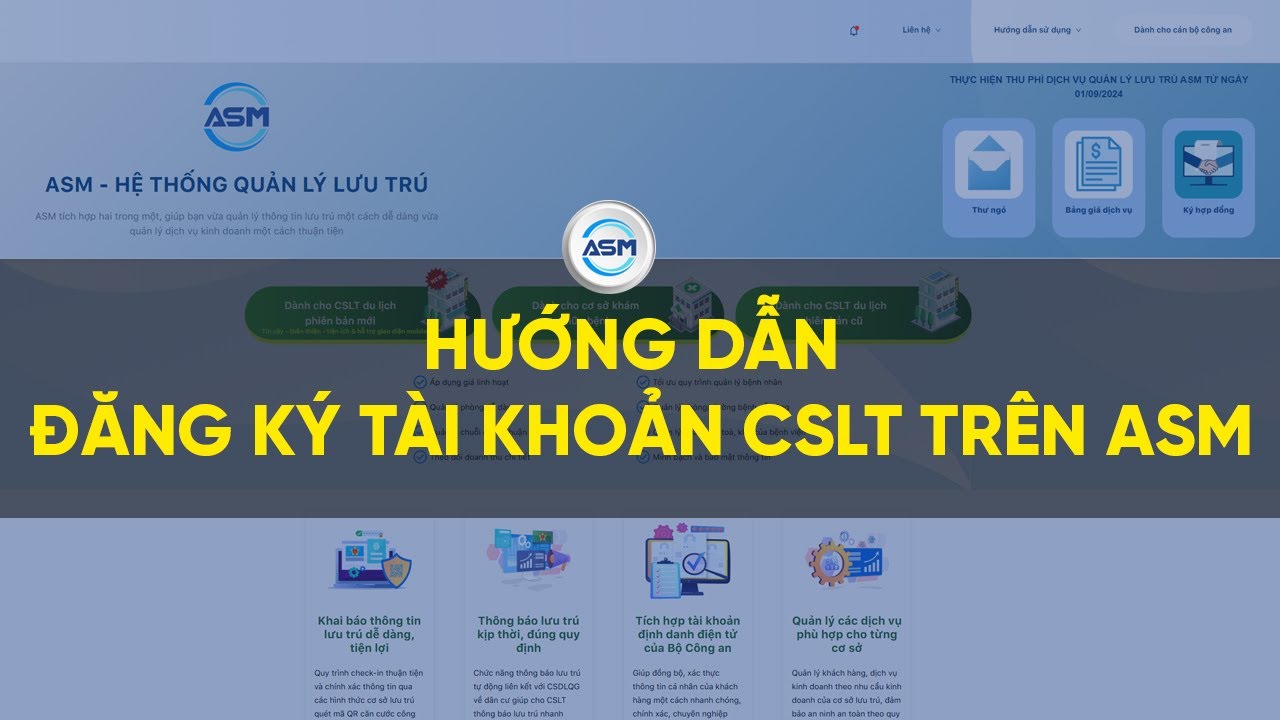 [HƯỚNG DẪN] ĐĂNG KÝ TÀI KHOẢN CSLT TRÊN ASM - ASMBCA.VN OFFICIAL CHANNEL