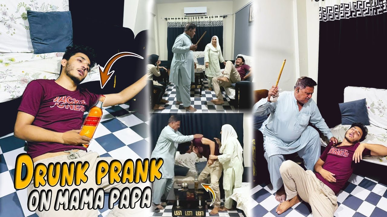 Drunk Prank On MAMA & BABA Gone Wrong 😭Galat Jaga Mar Diya Gusse Main🥹😢