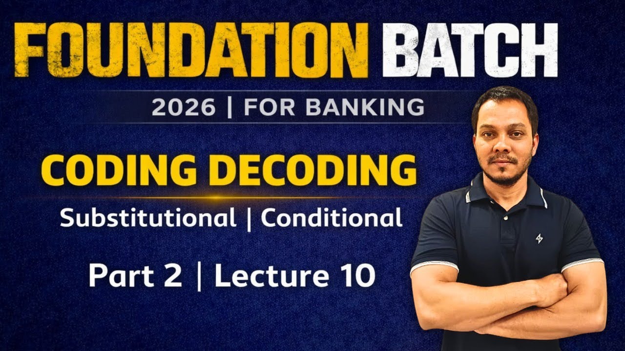 Coding Decoding Part 2 | Substitutional & Conditional Coding 🔥 | SBI IBPS RRB 2026 l Preadda 
