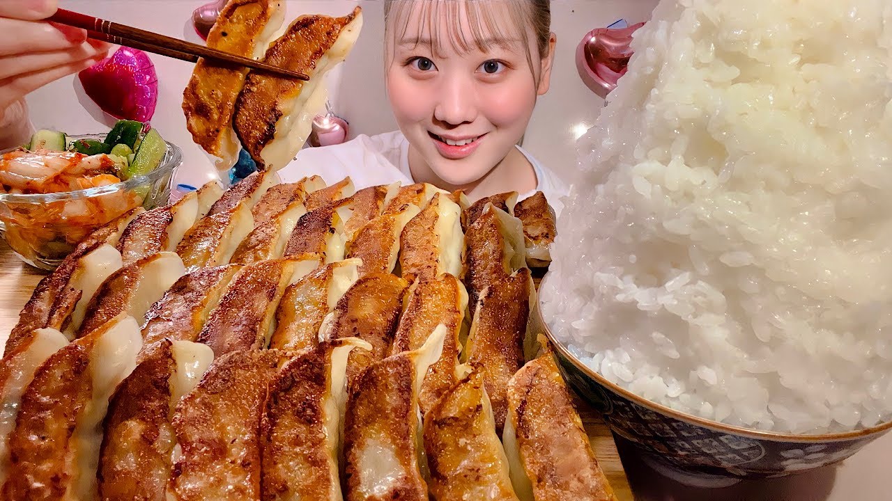 ASMR китайские пельмени【русские субтитры】【Mukbang/ Eating Sounds】