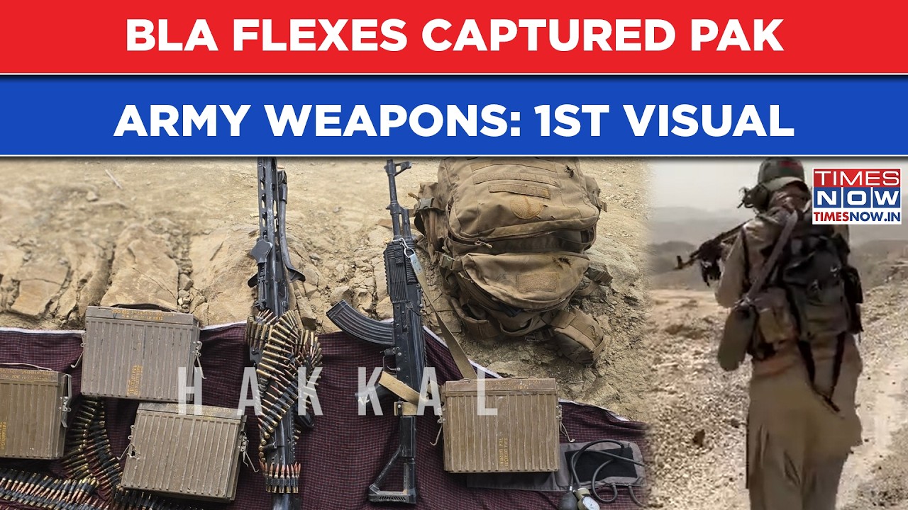 Balochistan Fighters Flex Captured Pakistan Army Weapons: 1st Visuals After BLA's Ziarat Cross Op