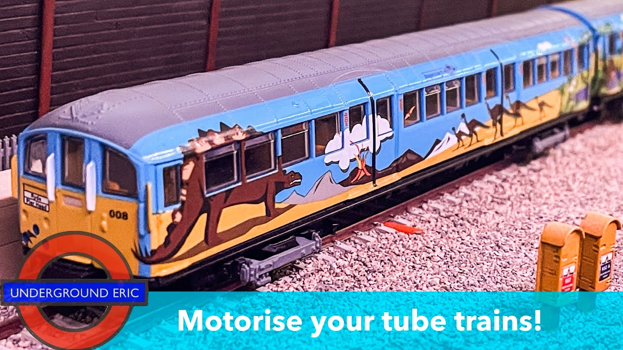 How to DCC london underground tube trains - EFE OO gauge 1938 stock tutorial