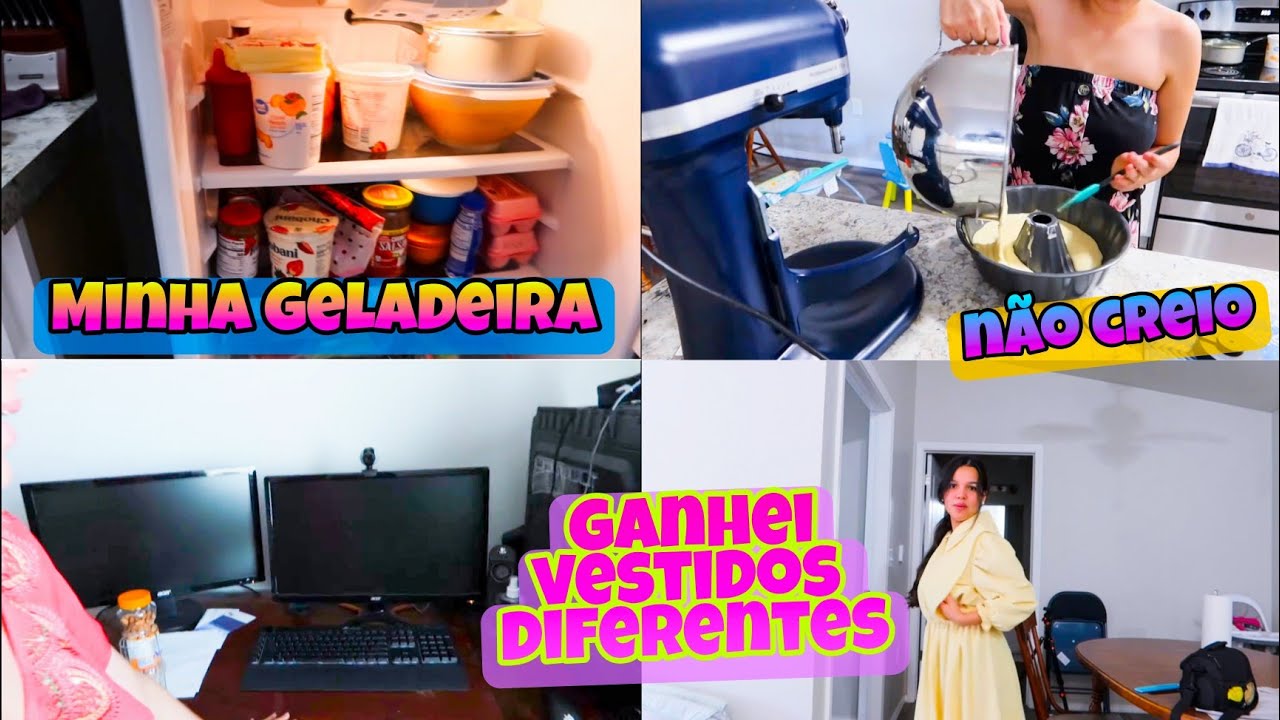 EU DESTRUÍ O BOLO - MOSTRANDO MINHA INTIMIDADE - AGORA TENHO MEU PRÓPRIO COMPUTADOR- ALMOÇO SIMPLES