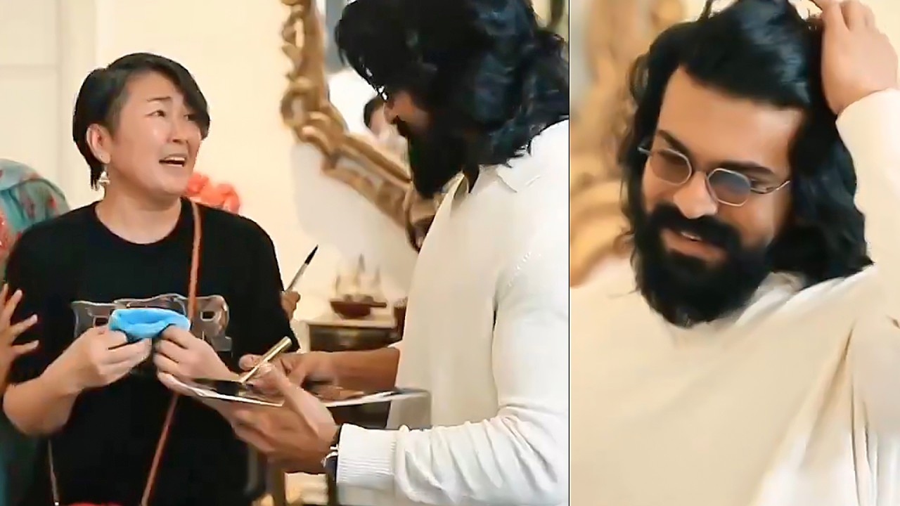 Ram Charan Meet's His Japan Fans at his Residence | Peddi Movie | Ram Charan Latest Video