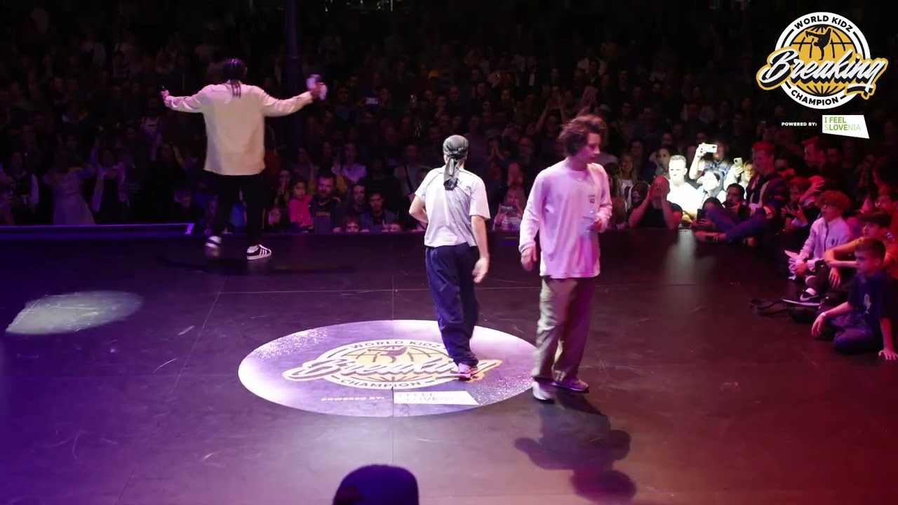 Danger vs Raptor   BBOY FINAL   stance   WORLD KIDZ BREAKING CHAMPION 2