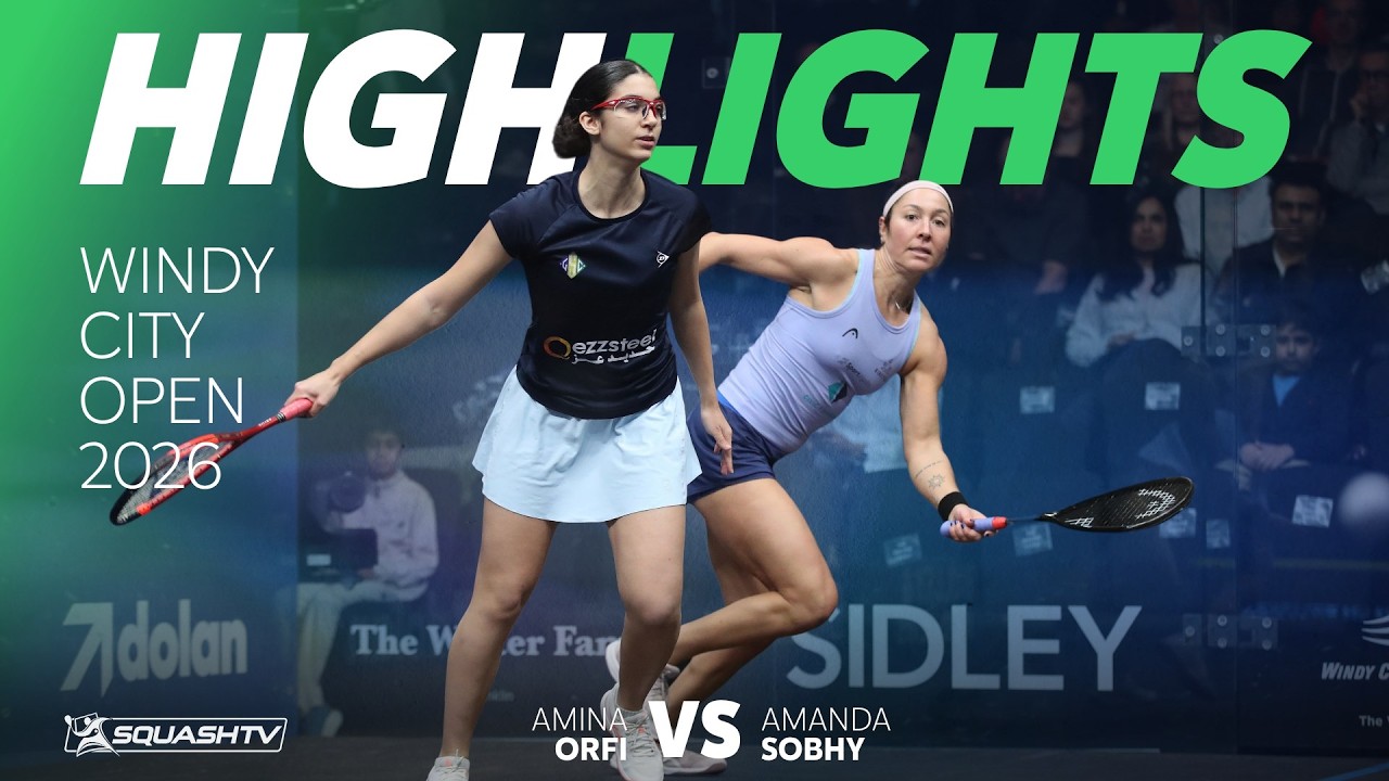🇪🇬 Orfi v A.Sobhy 🇺🇸 | Windy City Open 2026 | QUARTER FINAL HIGHLIGHTS
