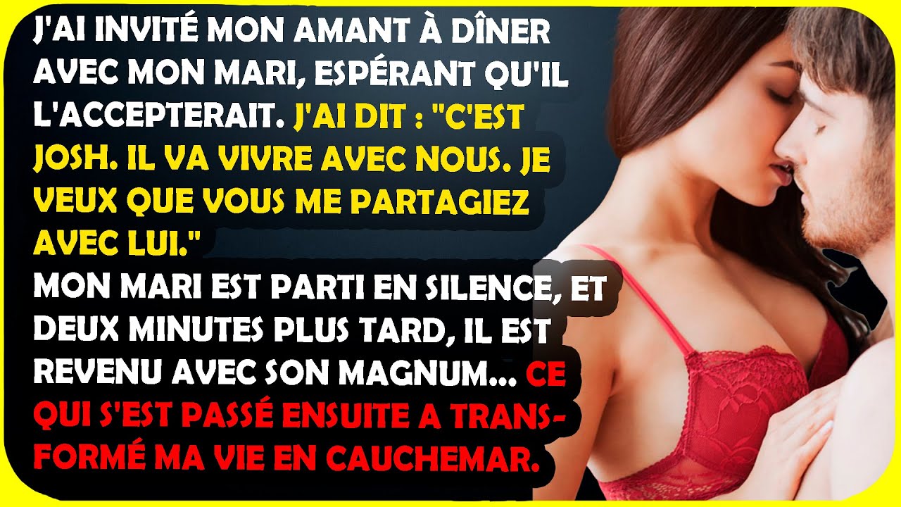 J'ai ouvert notre mariage et ai proposé à mon mari d'accepter mon amant.Sa réponse a été sans appel.