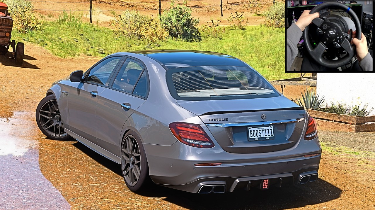 840HP Mercedes AMG E63 S - Forza Horizon 5 | Steering Wheel Gameplay
