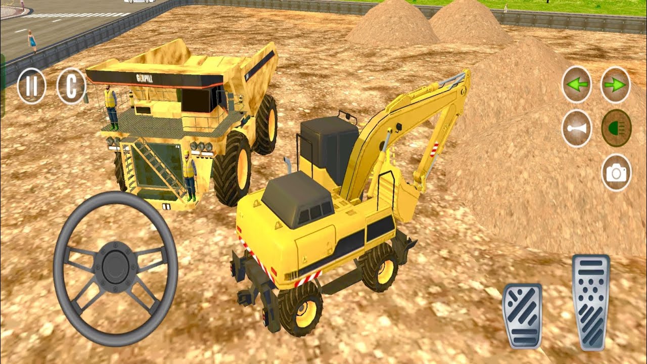 JCB City Construction Site Gameplay - Construction Gameplay - Andriod Gameplay