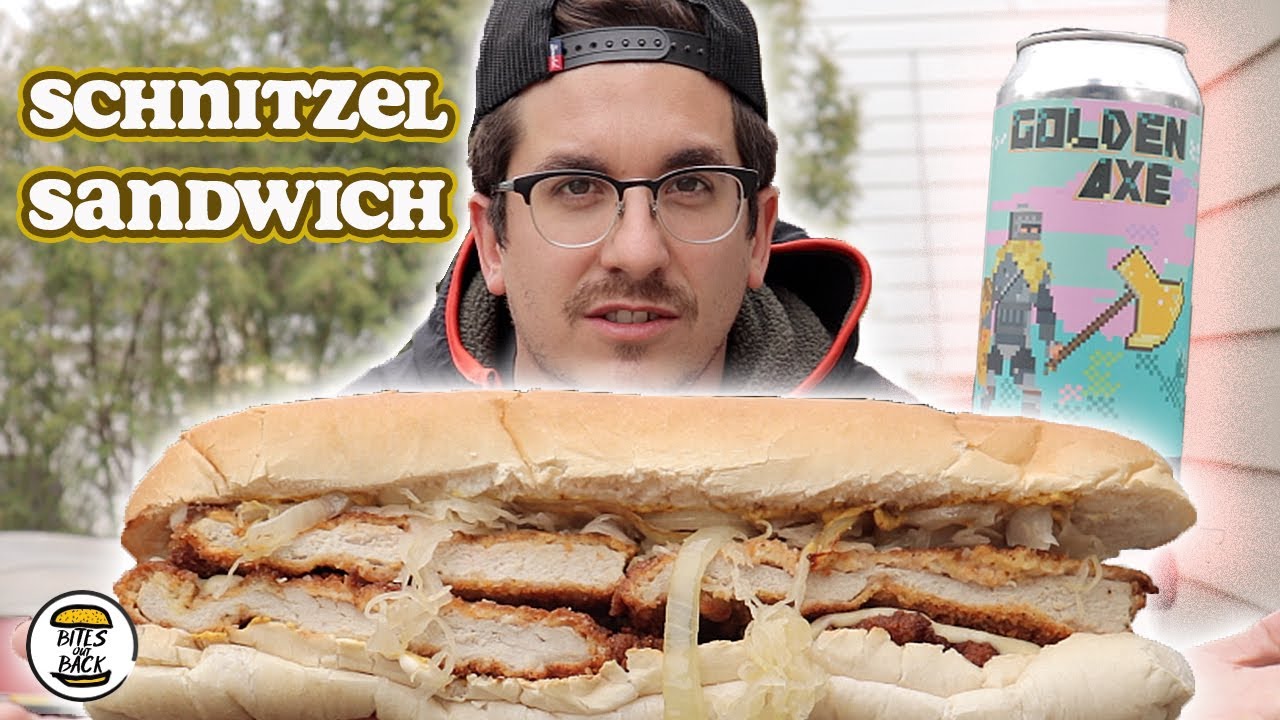 HOW TO MAKE A SCHNITZEL SANDWICH |THE BIG SCHNITZ | WADE WOODWARD