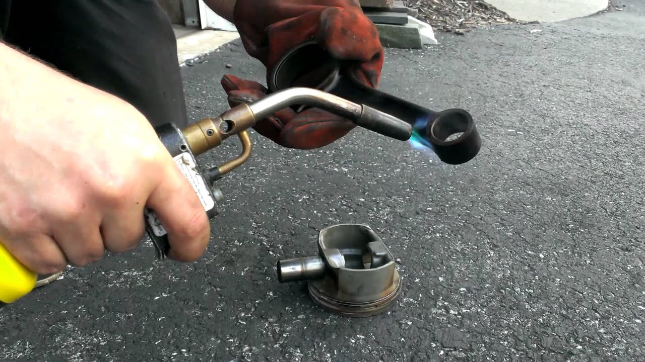 10-5-13 how to install press fit wrist pin by hand