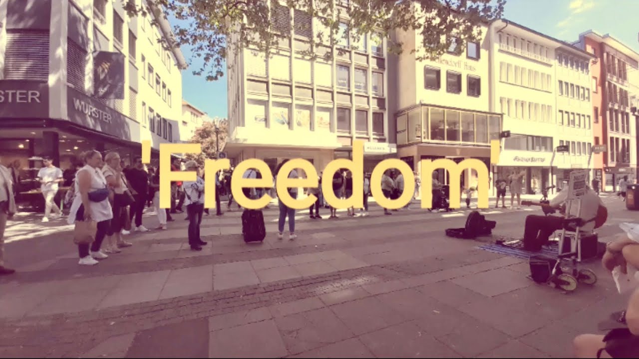 ‘Freedom’ (Richie Havens) on the street in Stuttgart