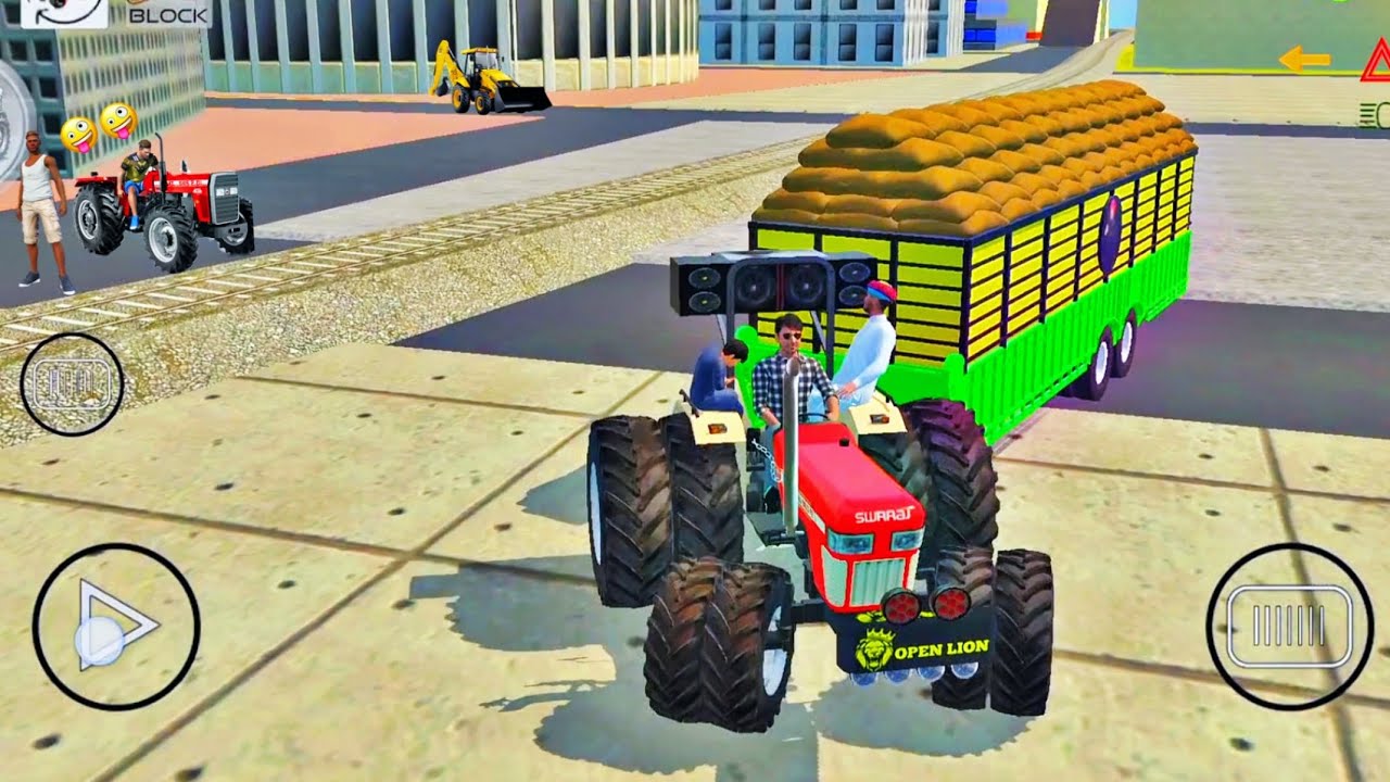 Indian Tractor Game Play Offroding Desi Tractor @YTGAMER.587 