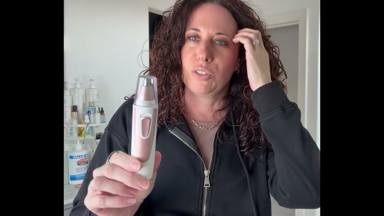 Waterproof Nose Hair Trimmer Review | Safe, Gentle & Battery-Powered #amazonreview #amazonfinds