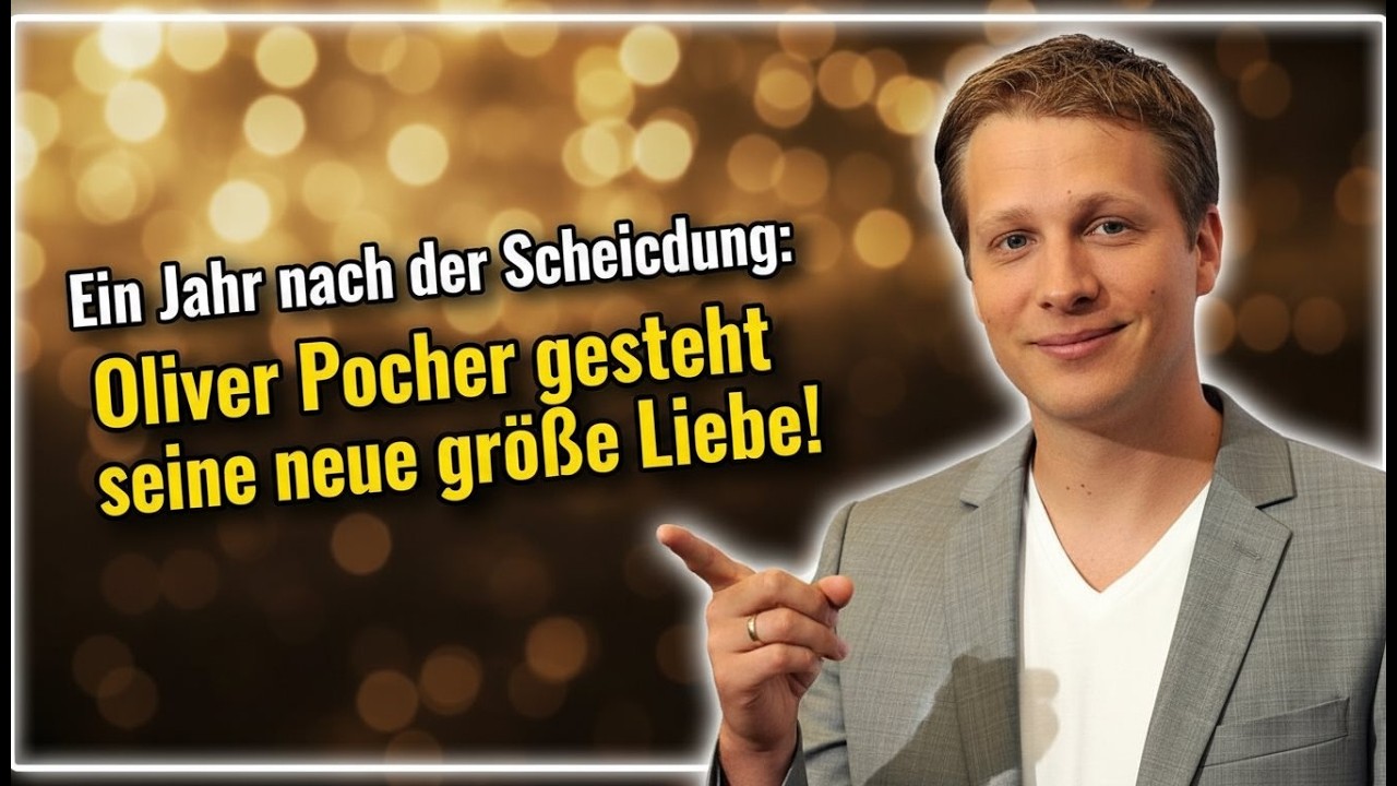 Ein Jahr nach der scheidung Oliver Pocher gesteht seine neue große liebe!