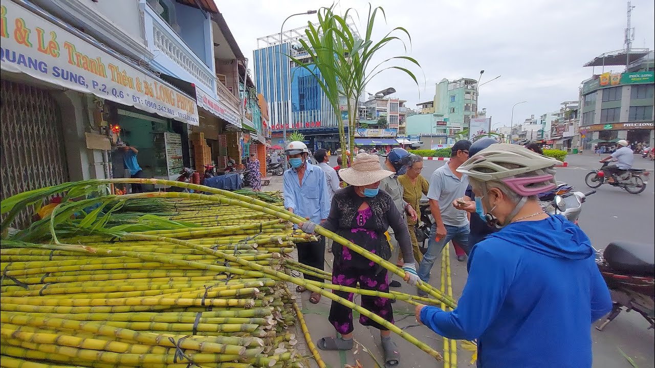 2 cây mía giá 100 ngàn người Hoa kéo nhau mua ào ào, loại mía đặc biệt mỗi năm chỉ xuất hiện 1 lần