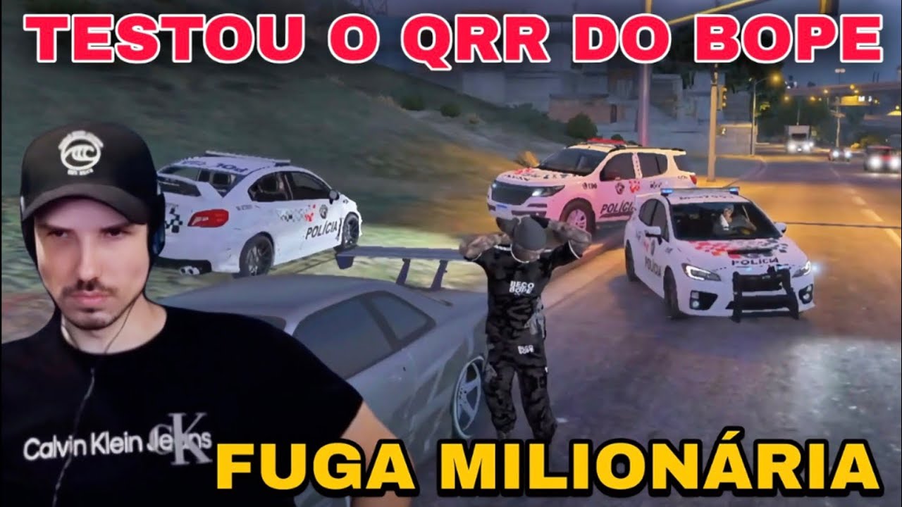 PODEROSO BAGUAL LAVOU DINHEIRO, DEU FUGA DA POLÍCIA E APROVEITOU PARA TESTAR O QRR DO BOPE!