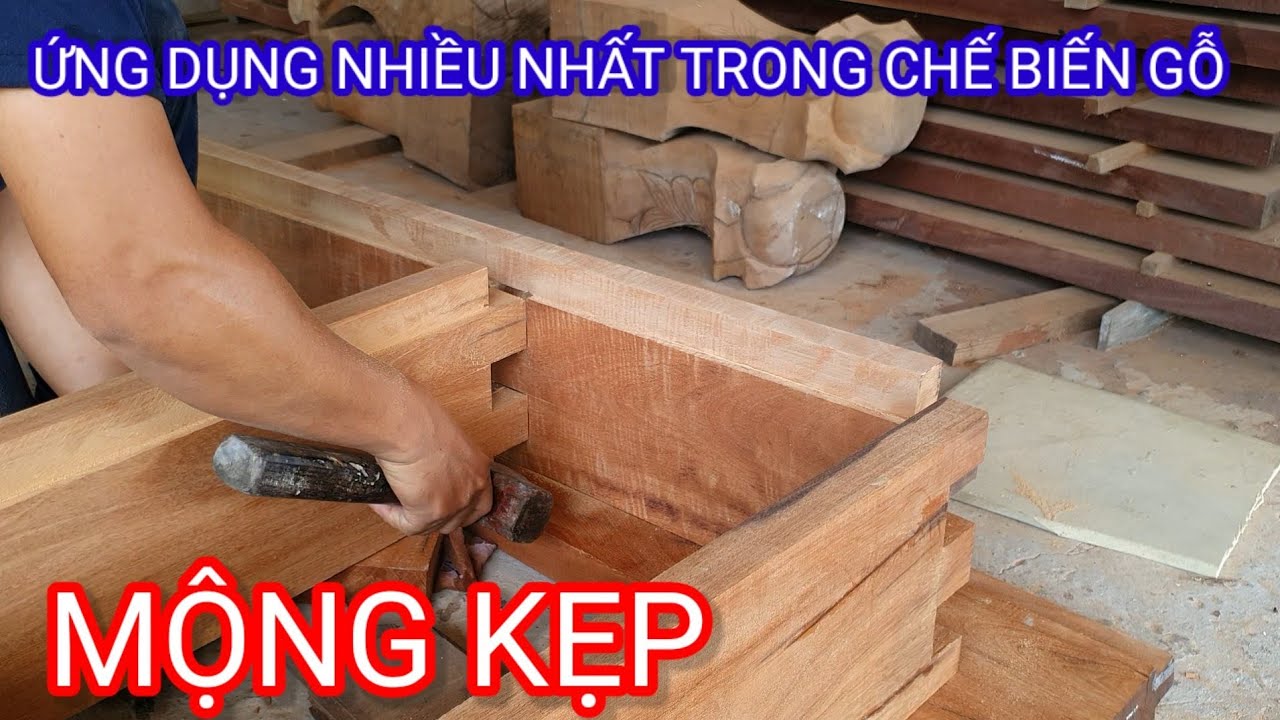 Khuôn Bao Cửa Gỗ | Làm Khuôn Bao Cửa Lớn Bằng Gỗ Căm Xe Với Mộng Kẹp Chắc Chắn