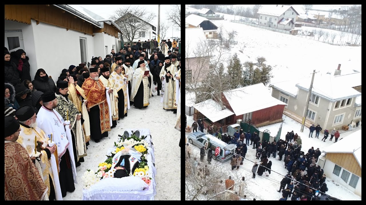 Preotul Cătălin Maxim - predică la despărţirea de casa natală a Eleonoreo Goraş - Şerbăuţi, Suceava