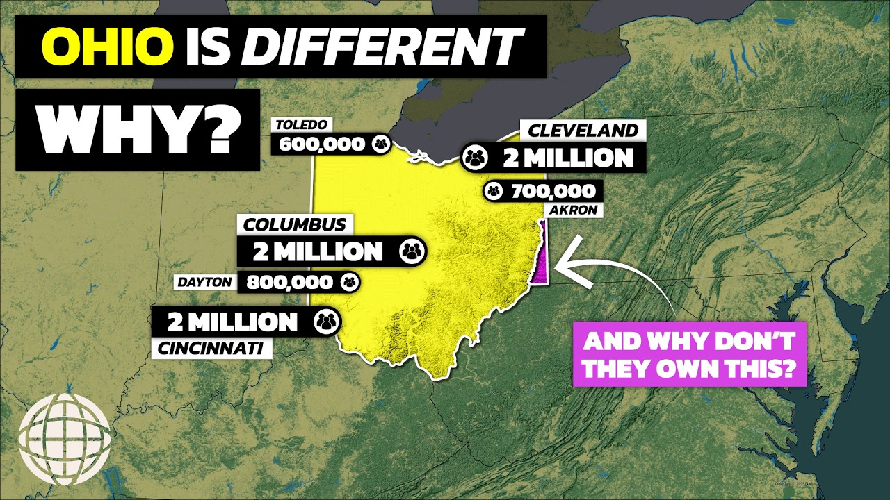 Why Ohio's Population Is So Equally Spread Out