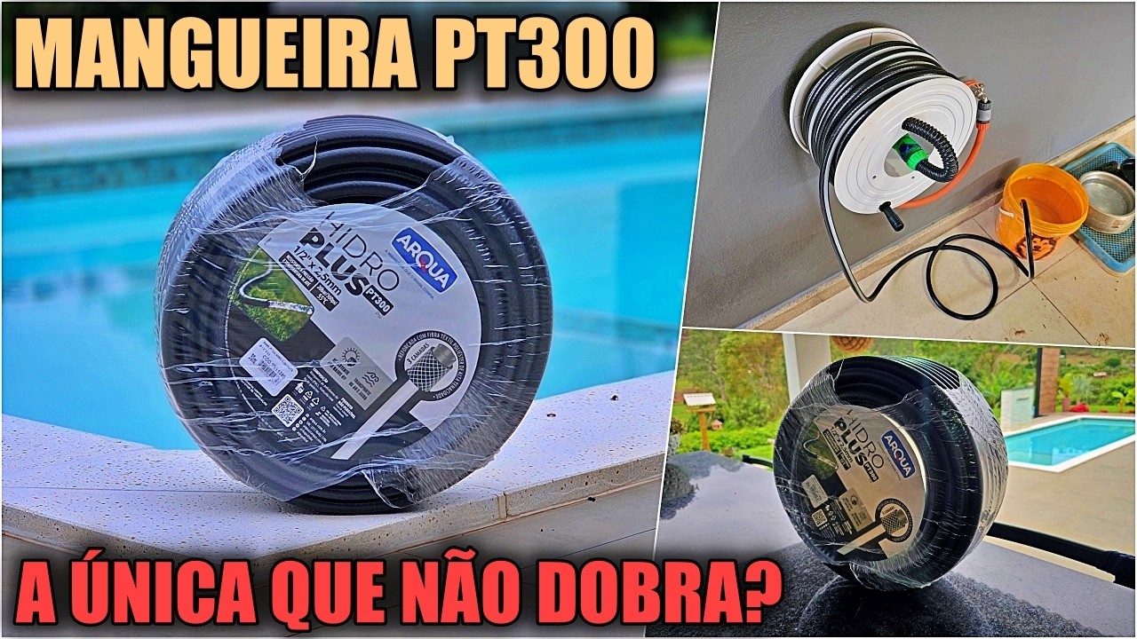 Mangueira que NÃO DOBRA! ARQUA PT300 é a Solução Anti-Torção Definitiva? (Review e Teste)