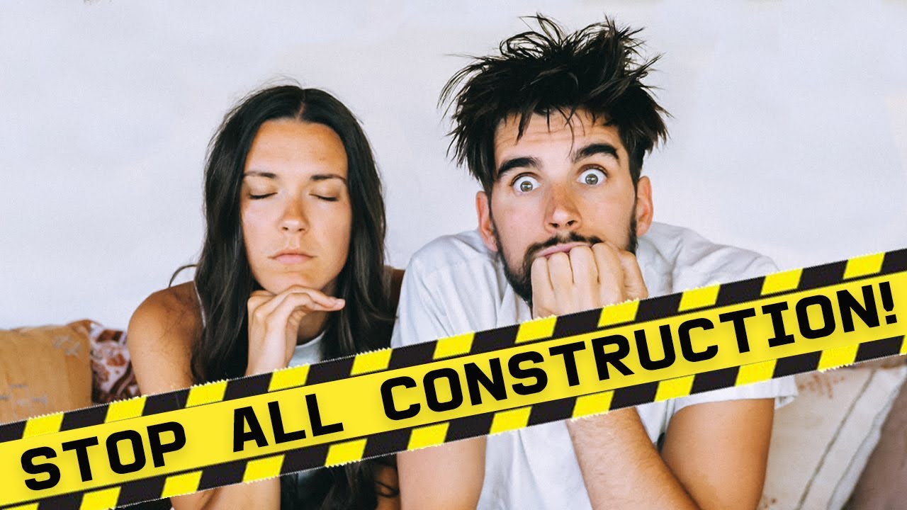 WE'RE IN TROUBLE WITH THE BUILDING INSPECTOR