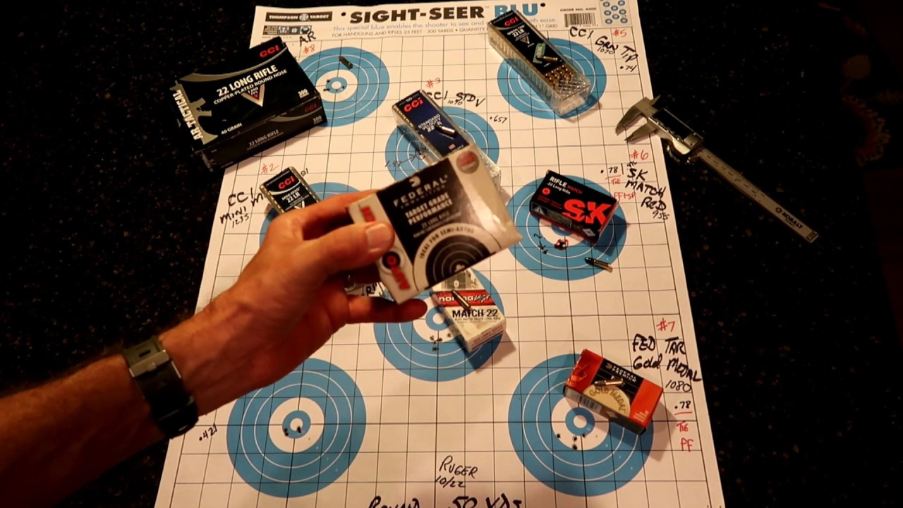 22 LR AMMO SHOOTOUT - RUGER 10/22 - ЧАСТЬ 1