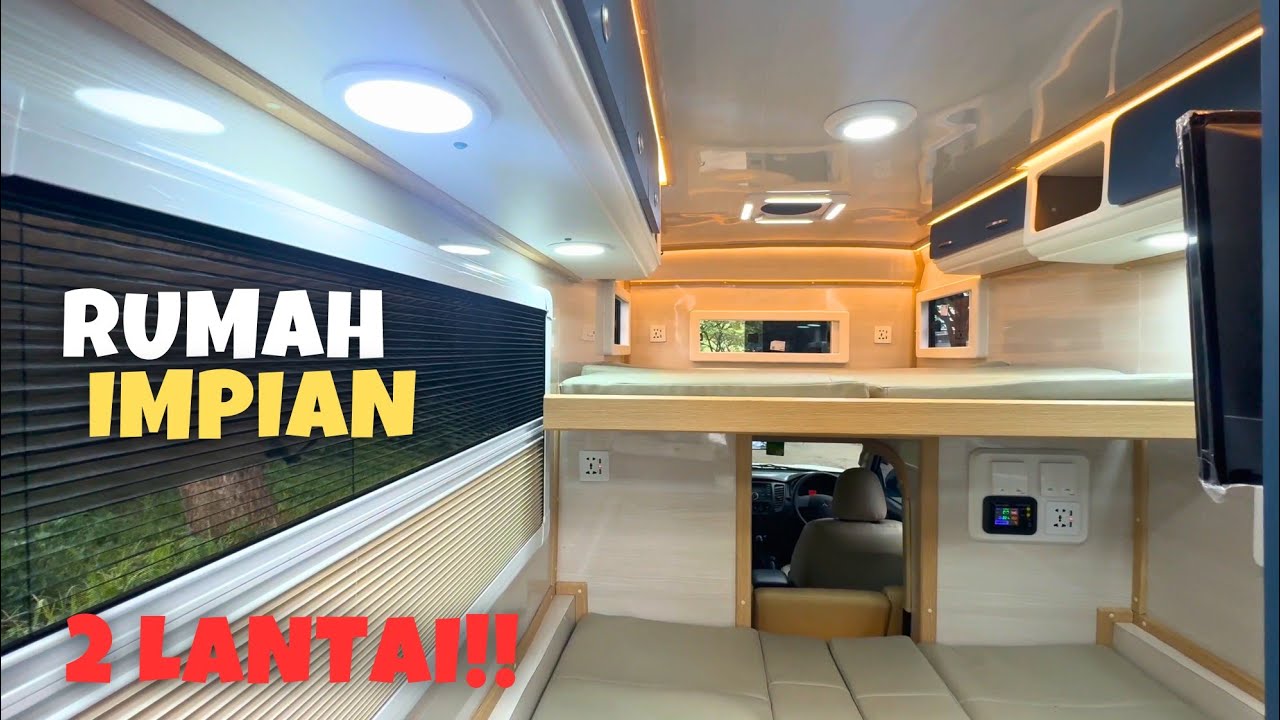 AMAZING!!! RUMAH 2 LANTAI BISA BERJALAN DI LUMPUR 4X4 SIAP DIBAWA KELILING DUNIA