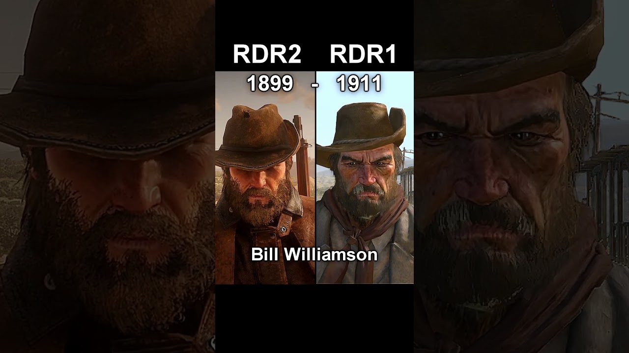 RDR2 VS RDR1 Character Comparison | Part 1 ( Outdated )