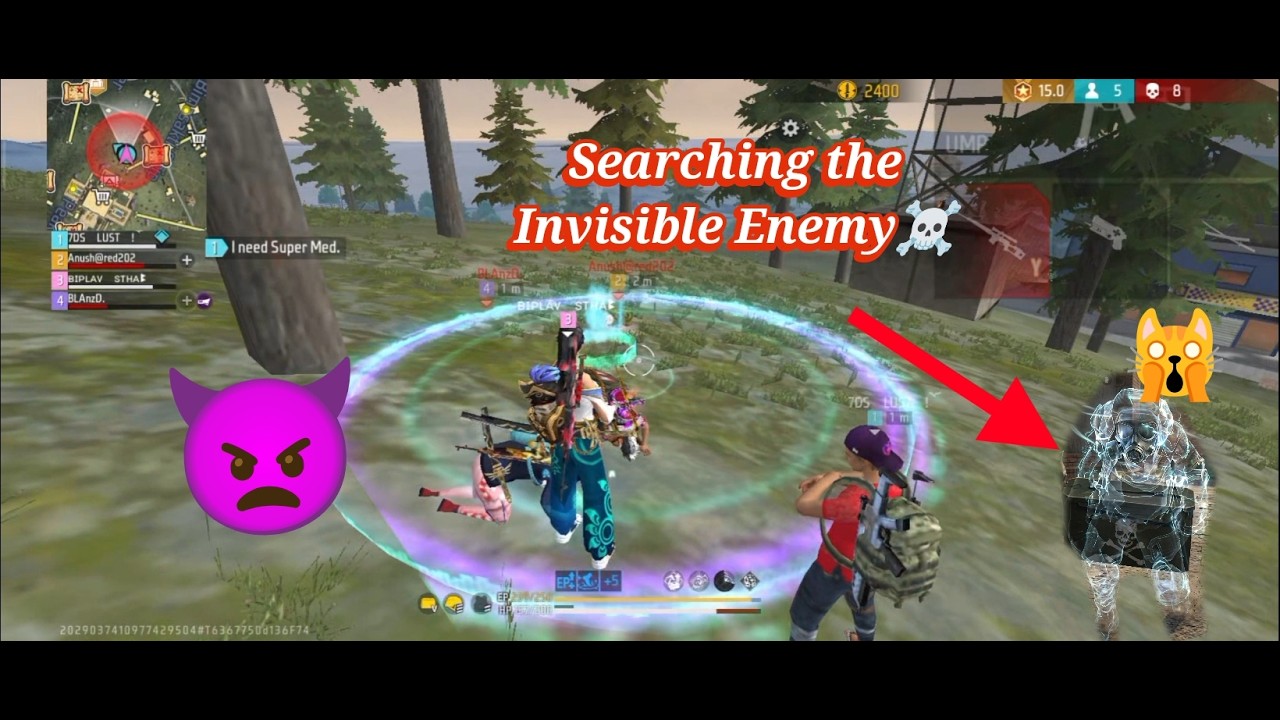 💥Intense Last Zone Healing Battle With The Invisible Enemy👻 |Garena FreeFire #117god #pallavgamer