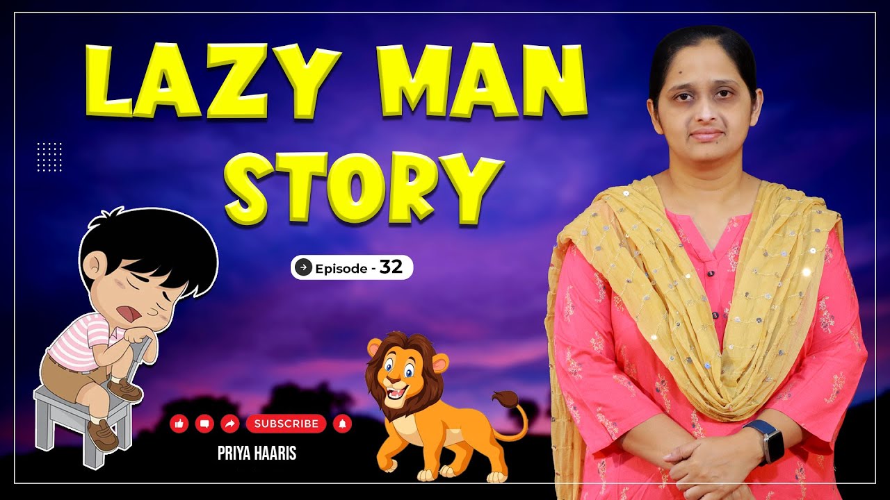 Kids story time - Lazy Man Story l sunday school stories in telugu l story by Priya Haaris |