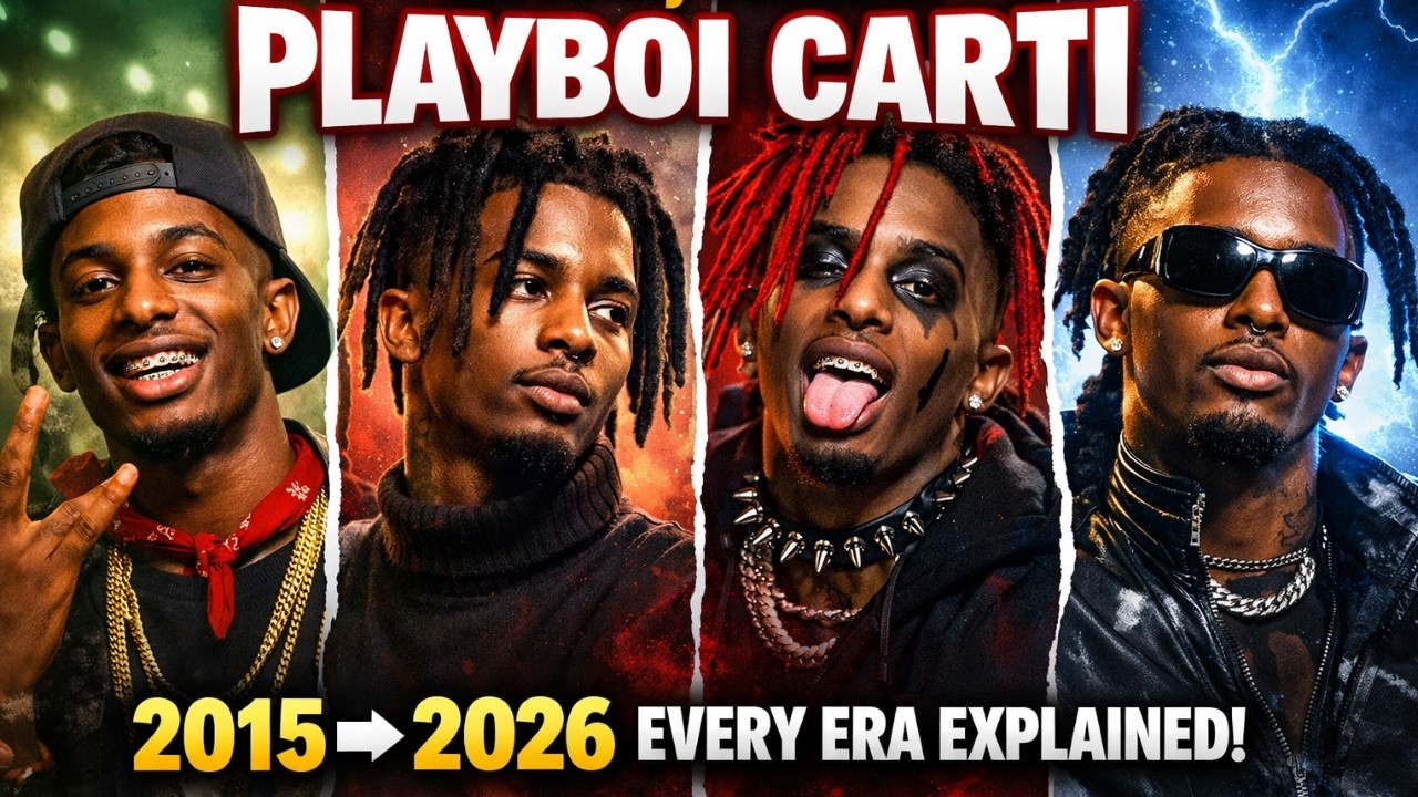Многогранный стиль Playboi Carti 2015–2026: объяснение каждой эпохи.