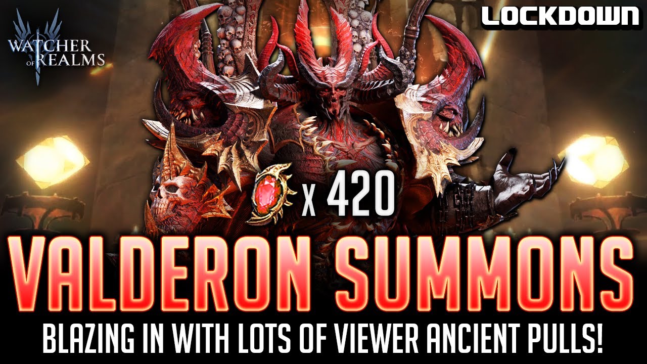 WOR: 420 Ancient Summons for Valderon! Watcher of Realms Pulls