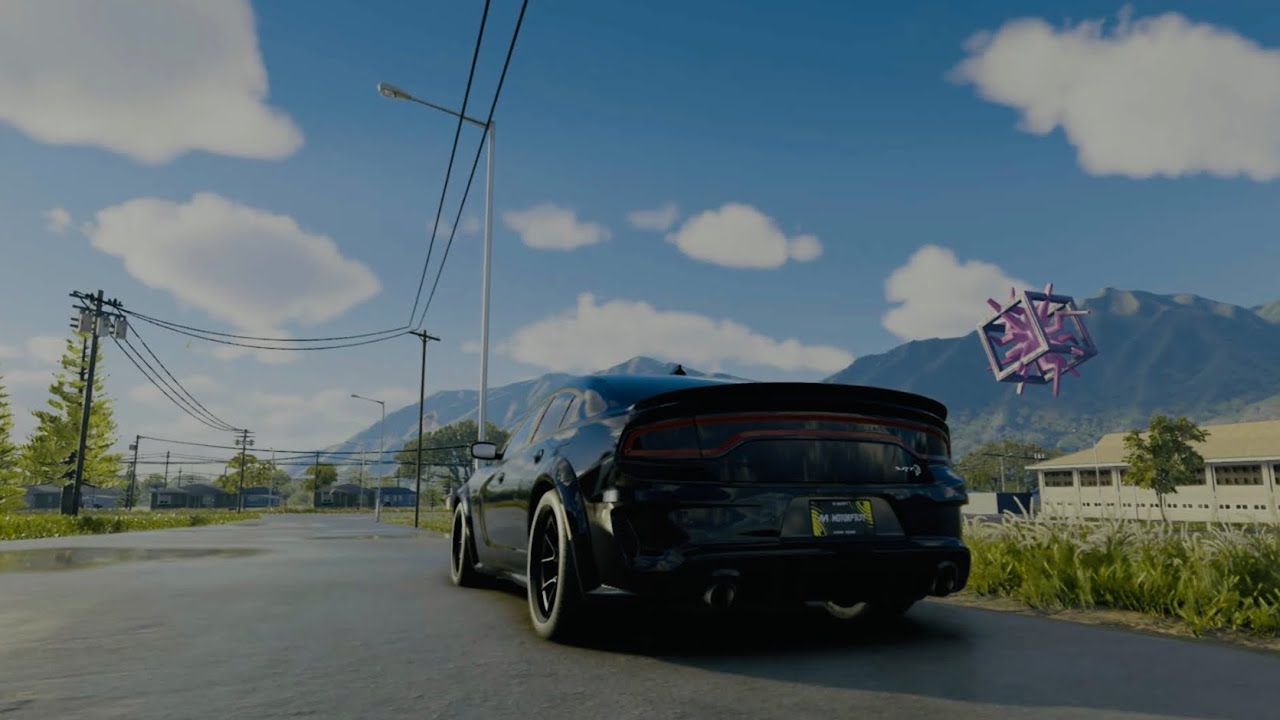 BLACKED OUT Dodge Charger SRT Hellcat Jailbreak | No commentary driving | The Crew Motorfest 