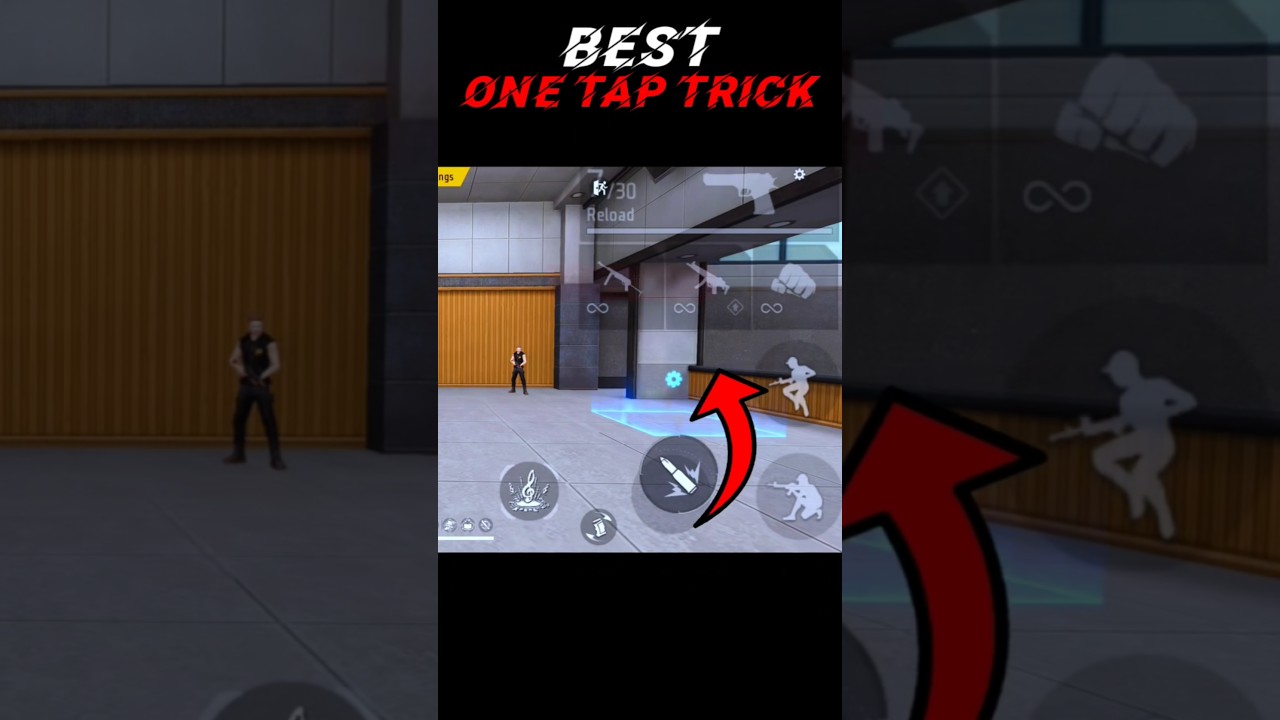 Best One Tap Headshot Trick in Free Fire 😱