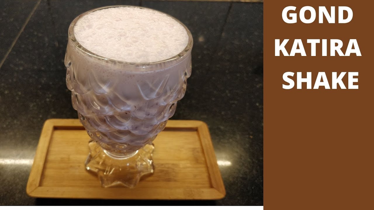 GOND KATIRA STRAWBERRY SHAKE RECIPE||SUMMER SPECIAL ENERGY DRINK|| गोंद कतीरा रेसिपी#GTK