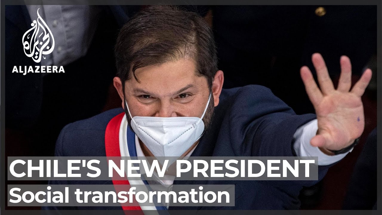 Chile swears in new President Gabriel Boric in &lsquo;historic shift&rsquo;
